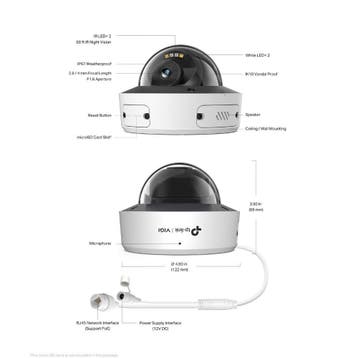 TP-Link VIGI InSight S245 - 4MP 2.8mm Full-Color, Ophalen of Verzenden, Nieuw