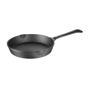 Koekenpan | Gietijzer (Antiaanbaklaag) | Div. Warmtebronnen, Verzenden, Nieuw in verpakking