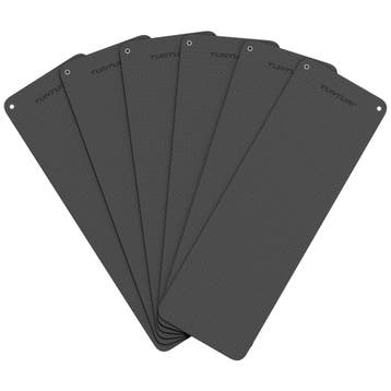 Tunturi Platinum Fitnessmat EVA 180CM, 6 stuks, Zwart, Verzenden, Nieuw