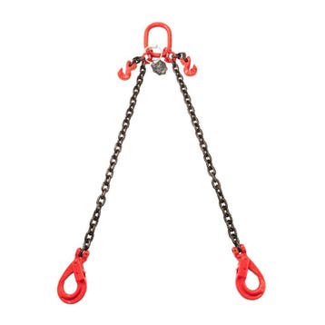 Hijsketting 2-sprong 13 mm met Veiligheidshaak en Inkorthaak, Verzenden, Nieuw