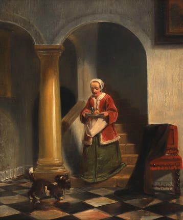 J.A.B. Stroebel (1821-1905), Zeventiende-eeuws interieur
