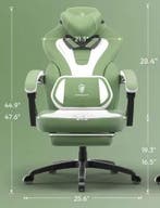 Stoffen Gamingstoel met Voetsteun – Ergonomisch &amp; Stevig, Verzenden, Nieuw