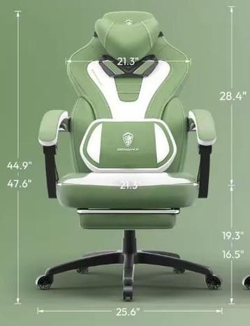 Stoffen Gamingstoel met Voetsteun – Ergonomisch &amp; Stevig, Verzenden, Nieuw