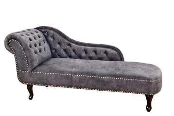 Design reclamaire CHESTERFIELD 170cm grijs gestructureerde, Ophalen of Verzenden, Nieuw