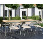 *WOONWINKEL* Brafab Nox/Boi Set Tuinset 6 Persoons Teak En A, Tuin en Terras, Tuinsets en Loungesets, Verzenden, Nieuw