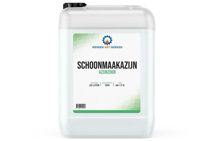 Wmm Chemie Schoonmaakazijn 20 liter, jerrycan, Doe-het-zelf en Verbouw, Overige Doe-het-zelf en Verbouw, Nieuw, Verzenden