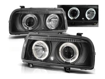 Angel Eyes koplampen Black geschikt voor VW Vento, Verzenden, Nieuw, Volkswagen