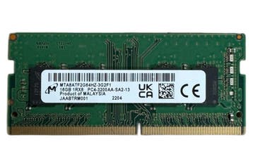 Micron MTA8ATF2G64HZ-3G2F1 16GB DDR4 3200 SO-DIMM  Geheugen, Computers en Software, RAM geheugen, DDR4, 3200 Mhz, Nieuw, Ophalen of Verzenden