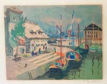 Pierre Boudet (1915–2010) - Paisaje Marino