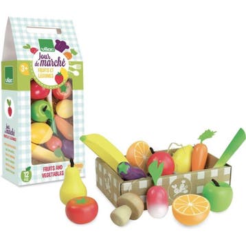 Vilac houten speelgoed groenten en  van €21,99 voor €21,90, Kinderen en Baby's, Ophalen of Verzenden, Nieuw