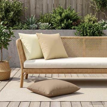 vidaXL Kussensloop 6 pcs HEERLEN Crèmekleurig 60 x 60 cm, Verzenden, Nieuw
