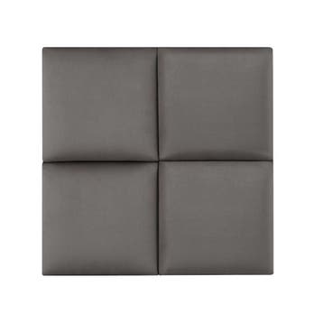 Gestoffeerde wandpanelen Carpino set van 4 fluweel 30x30 cm, Verzenden, Nieuw