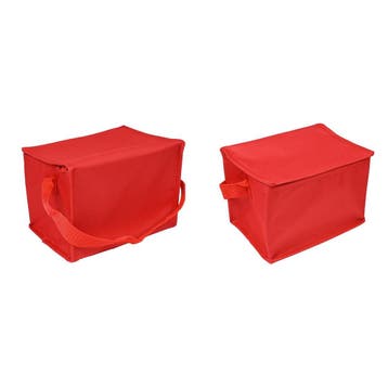Benson Compacte koeltas - 4 liter - stijlvol rood - draag..., Huis en Inrichting, Ophalen of Verzenden, Nieuw