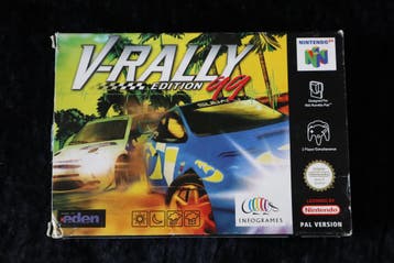 V-Rally Edition 99 Nintendo 64 Boxed PAL, Spelcomputers en Games, Games | Nintendo 64, Verzenden