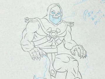 Filmation - Originele animatietekening van Skeletor - He-Man, Cd's en Dvd's, Nieuw in verpakking