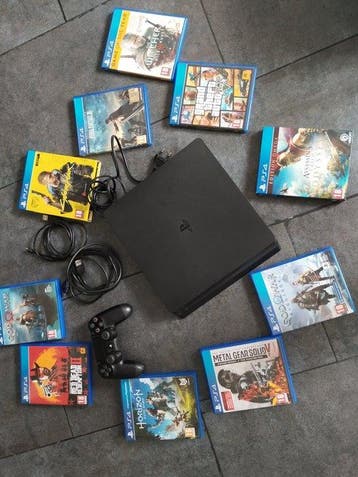 Sony - Playstation 4 (PS4) - PS4 + 1 manette + 10 jeux -, Nieuw