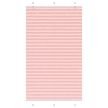 vidaXL Plissé rolgordijn 120x200cm stofbreedte 119,4cm, Verzenden, Nieuw, Roze