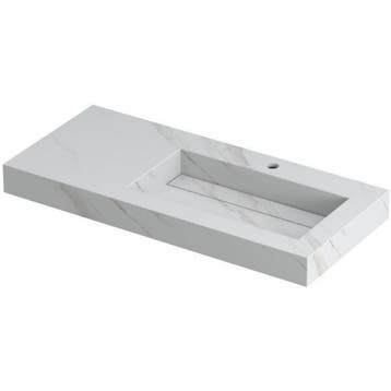 INK Pitch Wastafel Keramische Slab Rechts met Drain en Front, Ophalen of Verzenden, Nieuw