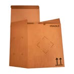 Vouwdoos 295x200x362 mm enkelgolf karton bruin fefco 0701, Ophalen of Verzenden
