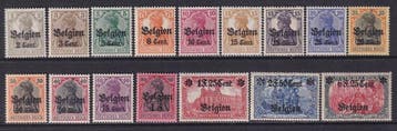 Duitse Rijk - Bezetting van België (1914-1918) (Landespost), Postzegels en Munten, Gestempeld