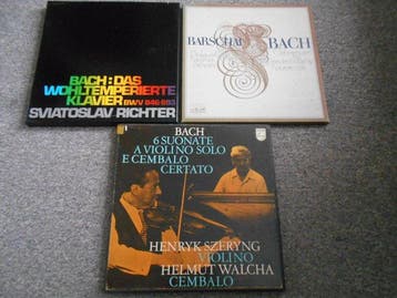 Bach - 3 Boxsets: Bach:Das Wohltemperierte Klavier;; 6, Nieuw in verpakking