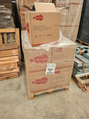 Twist-Off deksel effen groen 63mm 1440 stuks, nieuw, Ophalen of Verzenden