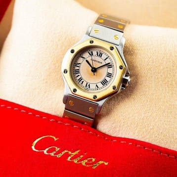 Cartier - Santos Octagon 18k Gold Bezel - 0907 - Dames -, Nieuw