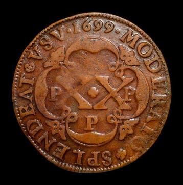Portugees Angola. D. Pedro II (1683-1706). XX Reis 1699 -