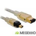 Delock 82577 Kabel FireWire 6-pins male > 4-pins male 2 m, Verzenden, Nieuw