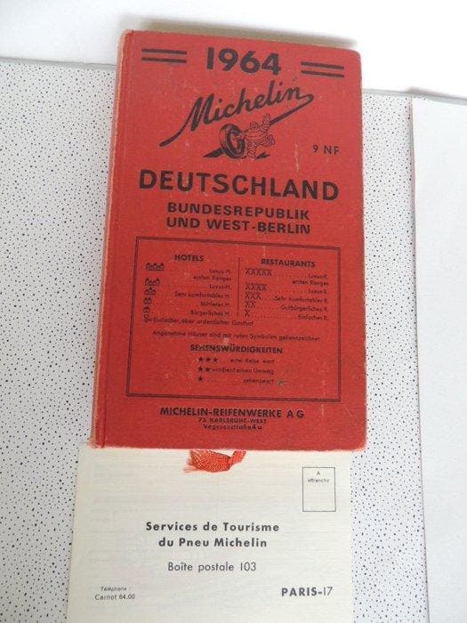 Guide Michelin Rouge - Deutschland. Bundesrepublik Und, Antiek en Kunst, Antiek | Boeken en Bijbels