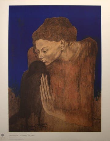 Pablo Picasso (1881-1973) (after) - Die Frau mit dem Raben