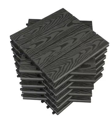 Set 11 WPC Terrasplanken 30×30 cm Waterbestendig 1 m² Tuin, Verzenden, Nieuw