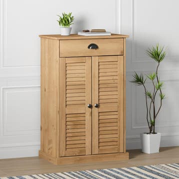 vidaXL Schoenenkast VIGO 60x35x96 cm massief grenenhout, Verzenden, Nieuw