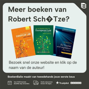EU Treaties & Legislation 9781107461277 Robert SchTze, Verzenden, Zo goed als nieuw, Robert SchTze