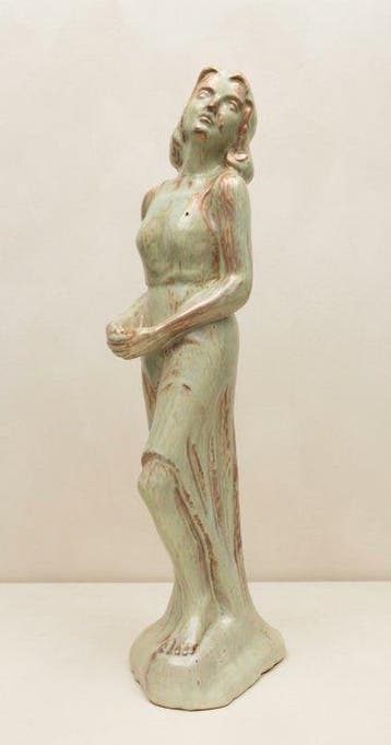 Beeld, “In Afwachting” - 45 cm - Klei, Terracotta - 1977