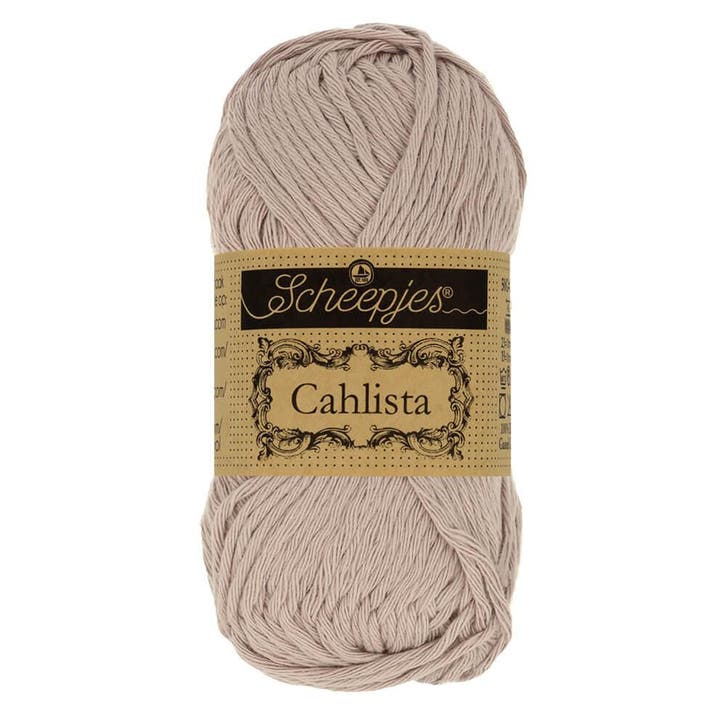 Scheepjes Cahlista 50g - 406 Soft Beige, Hobby en Vrije tijd, Breien en Haken, Breien of Haken, Nieuw, Wol of Garen, Ophalen of Verzenden