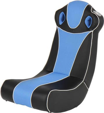 Vloerstoel - Fauteuil - Relaxstoel - Loungestoel - Blauw - M, Verzenden, Zo goed als nieuw