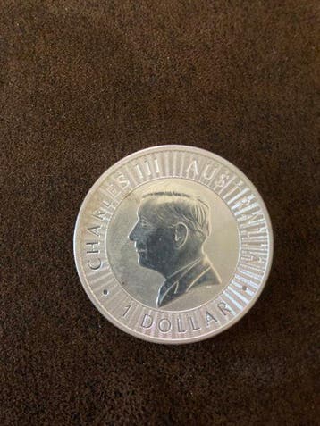 Australië. Charles III. Dollar 2024 - 1 oz 0.999 Silver