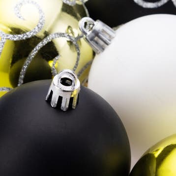 Kerstballen 24 stuks Kleurrijk (Kerst artikelen, Interieur), Verzenden, Nieuw