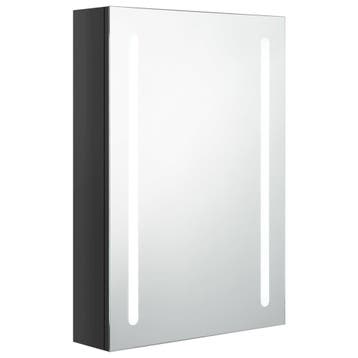 LED Wandspiegelkast Zwart - 50x70cm | Tweedekansje OP=OP, Spiegelkast, Zo goed als nieuw, Minder dan 25 cm, Minder dan 100 cm