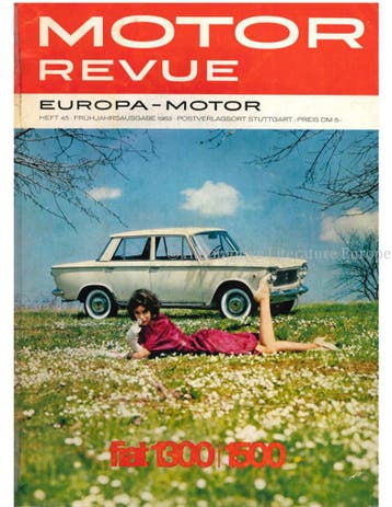 1963 MOTOR REVUE MAGAZINE 45 DUITS, Nieuw, Author