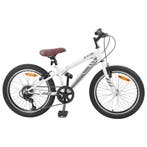 vidaXL Mountainbike 24 Inch 6-Speed voor 8-12 jaar oud Wit, Verzenden, Nieuw