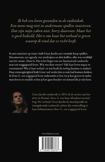 Dora G., een weggegooid leven 9789401428767 Greet Jacobs, Verzenden, Gelezen, Greet Jacobs