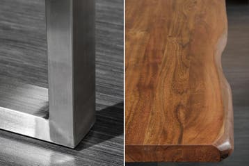 Massief houten eettafel MAMMUT NATURE 200cm acacia, Ophalen of Verzenden, Nieuw