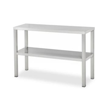 HCB Basic-line Dubbele etagère brug - 100 x 35 x 70 cm - RVS, Verzenden, Nieuw in verpakking