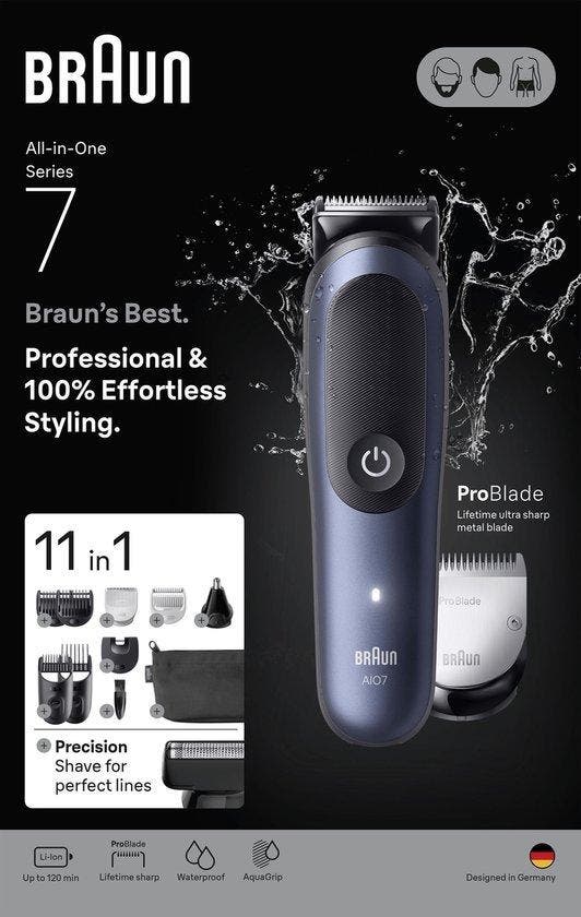 Braun All-in-One Series 7 AIO7540 Style Kit, Sieraden, Tassen en Uiterlijk, Uiterlijk | Lichaamsverzorging, Verzenden