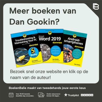 Microsoft Word 2016 voor dummies - Dan Gookin 9789045351254, Verzenden, Zo goed als nieuw, Dan Gookin