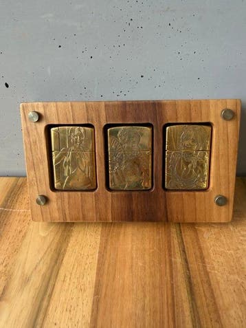 Zippo - Zakaansteker - Messing - (3), Nieuw