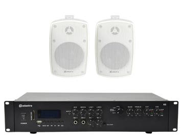Adastra Indoor/outdoor Speakerset 1 + A2 BT Versterker, Verzenden, Nieuw, Overige typen, Overige merken