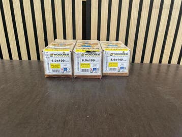 Veiling - Woodies Schroeven 6x100 & 8x140 – 250 stuks, Nieuw